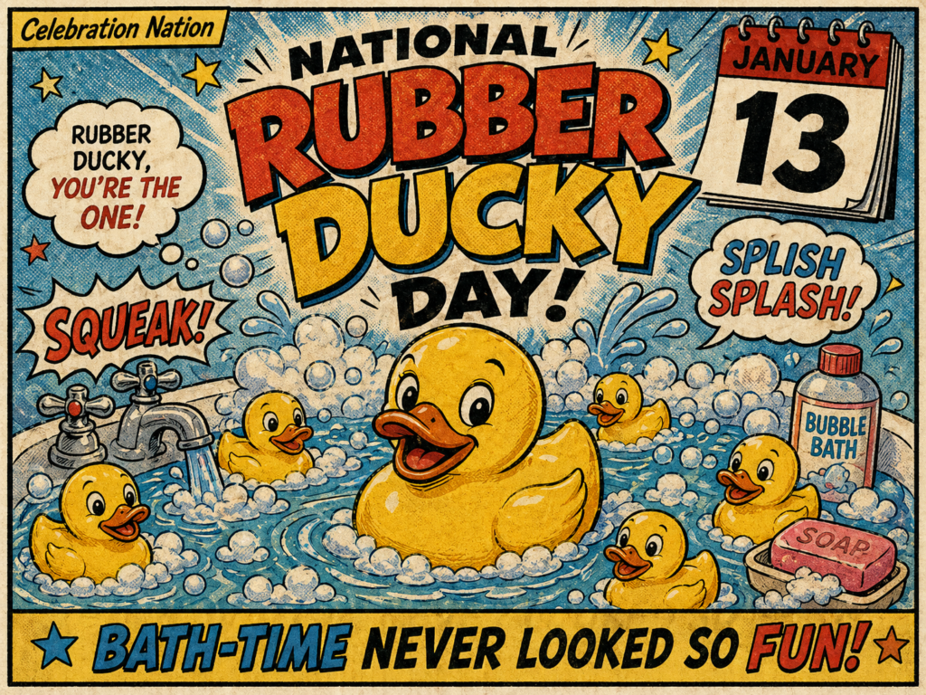 National Rubber Ducky Day national rubber ducky day january 13 celebration nation