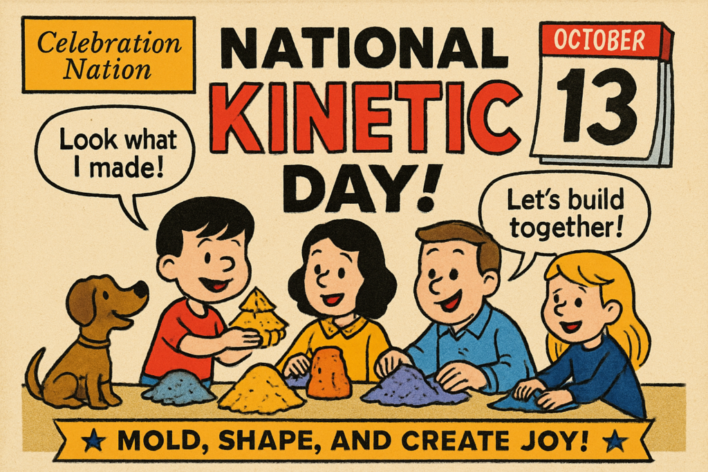 global kinetic sand day october 13 celebration nation