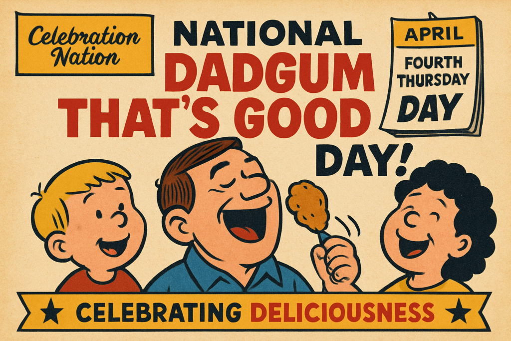 national dadgum thats good day fourth thursday of april celebration nation