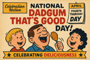 national dadgum thats good day fourth thursday of april celebration nation