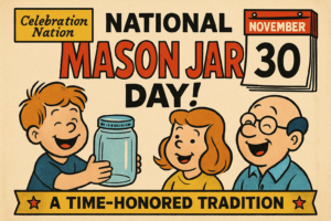 national mason jar day november 30 celebration nation