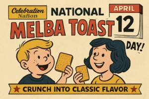 national melba toast day april 12 celebration nation
