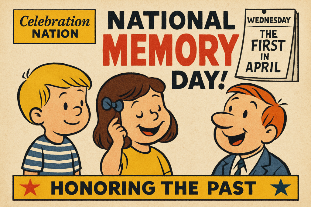 national memory day the first wednesday in april celebration nation