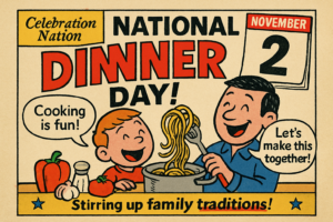 national men make dinner day november 2 celebration nation