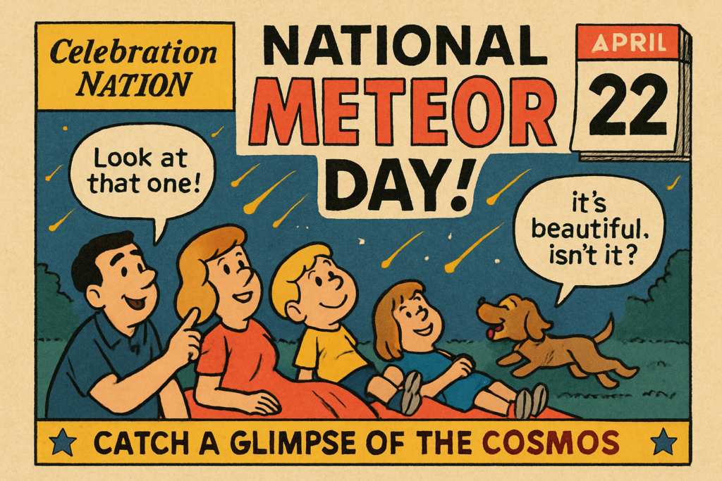 national meteor watch day april 22 celebration nation