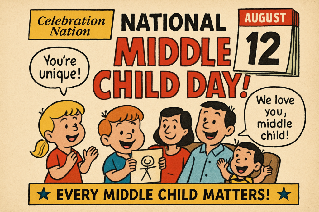 national middle child day august 12 celebration nation