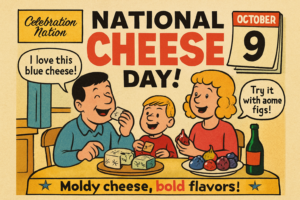 national moldy cheese day october 9 celebration nation