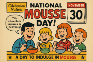 national mousse day november 30 celebration nation