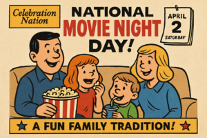 national movie night second saturday of april celebration nation