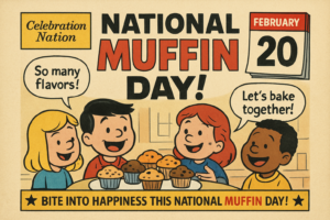 national muffin day february 20 celebration nation