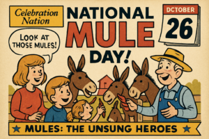 national mule day october 26 celebration nation