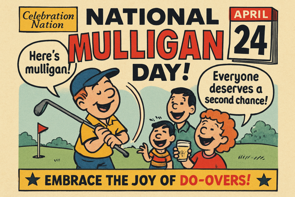 national mulligan day april 24 celebration nation