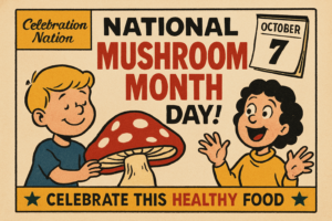national mushroom month october is national mushroom month celebration nation