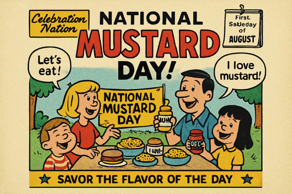 national mustard day first saturday of august celebration nation