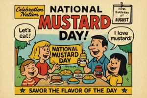 national mustard day first saturday of august celebration nation