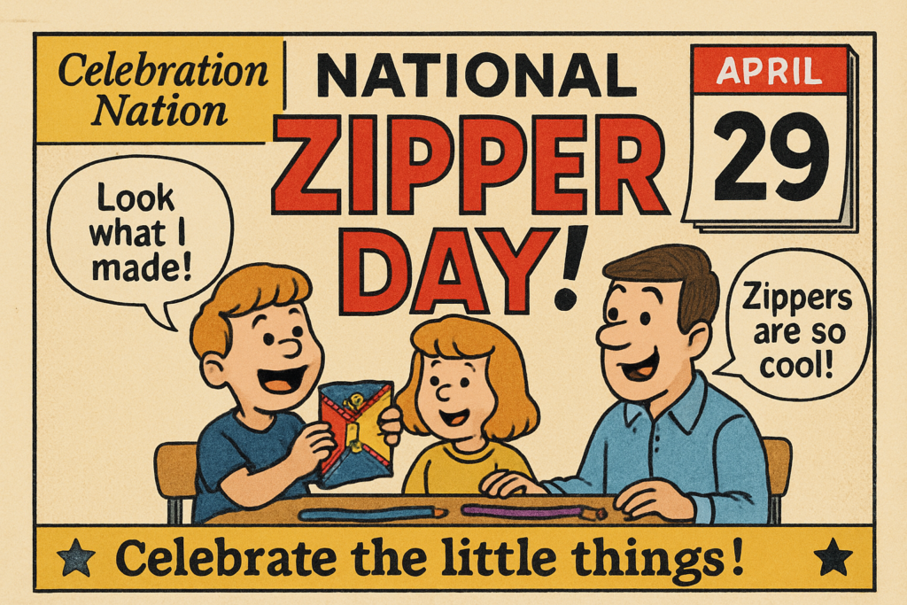 national zipper day april 29 celebration nation