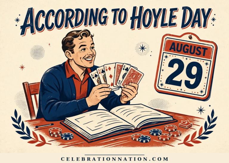 According to Hoyle Day poster