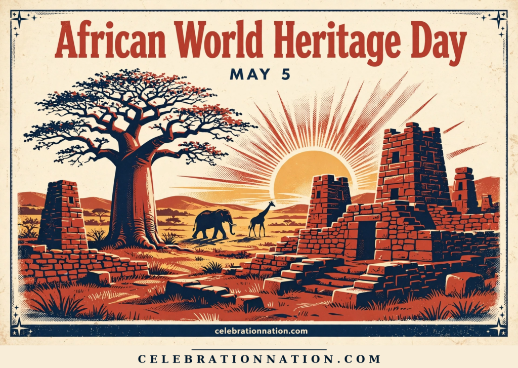 African World Heritage Day poster