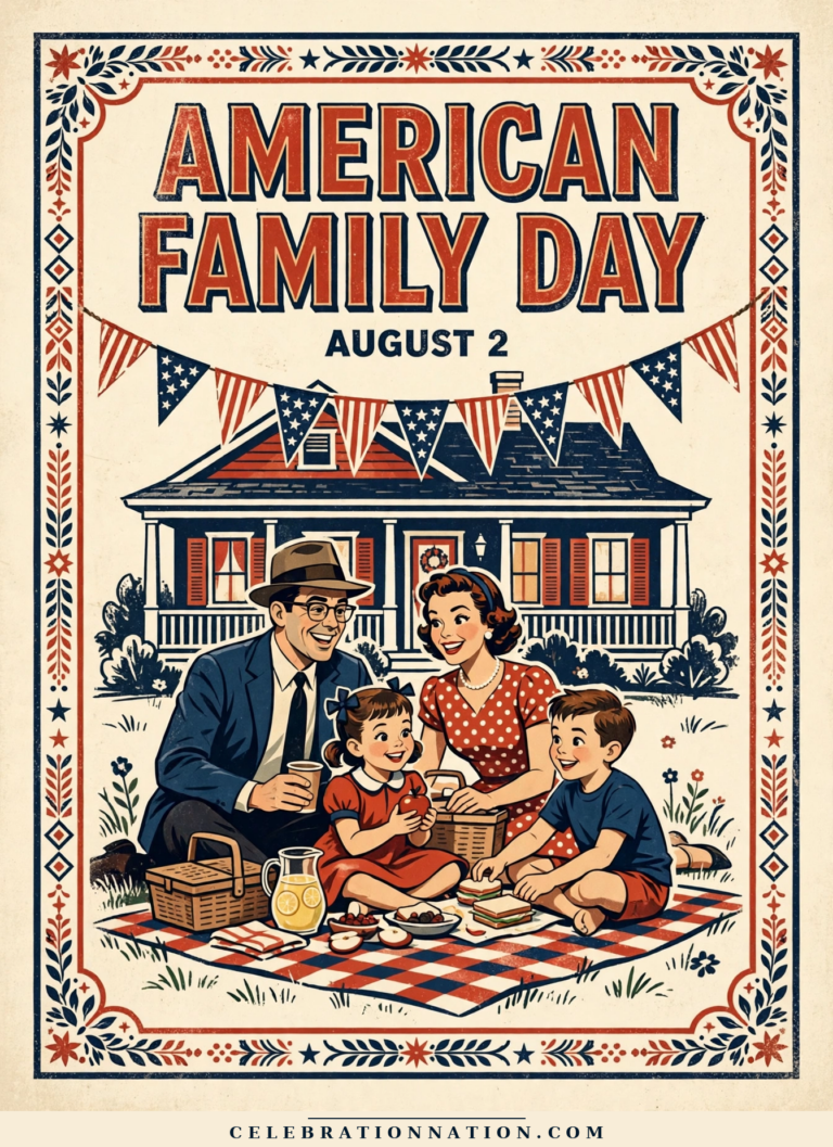 American Family Day poster