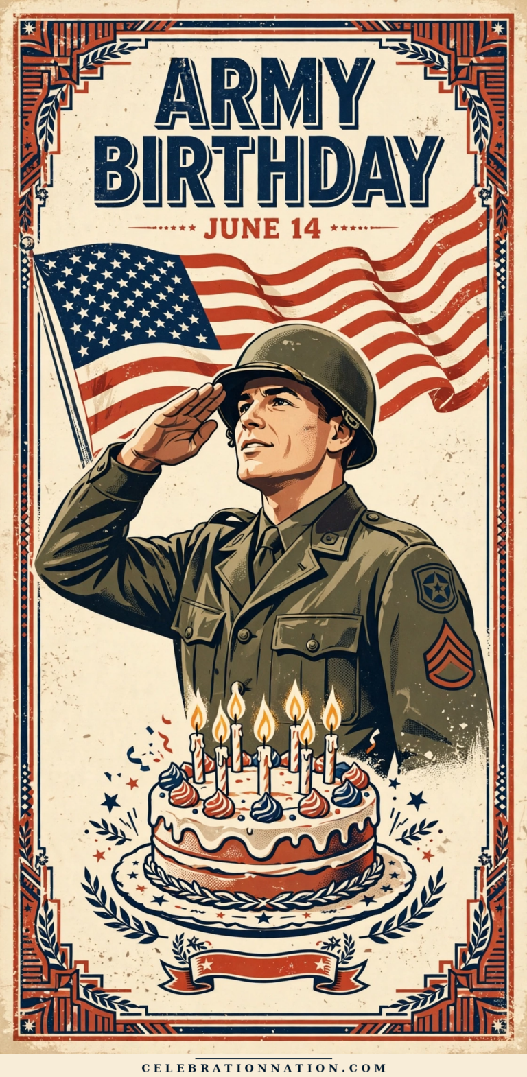 Army Birthday poster