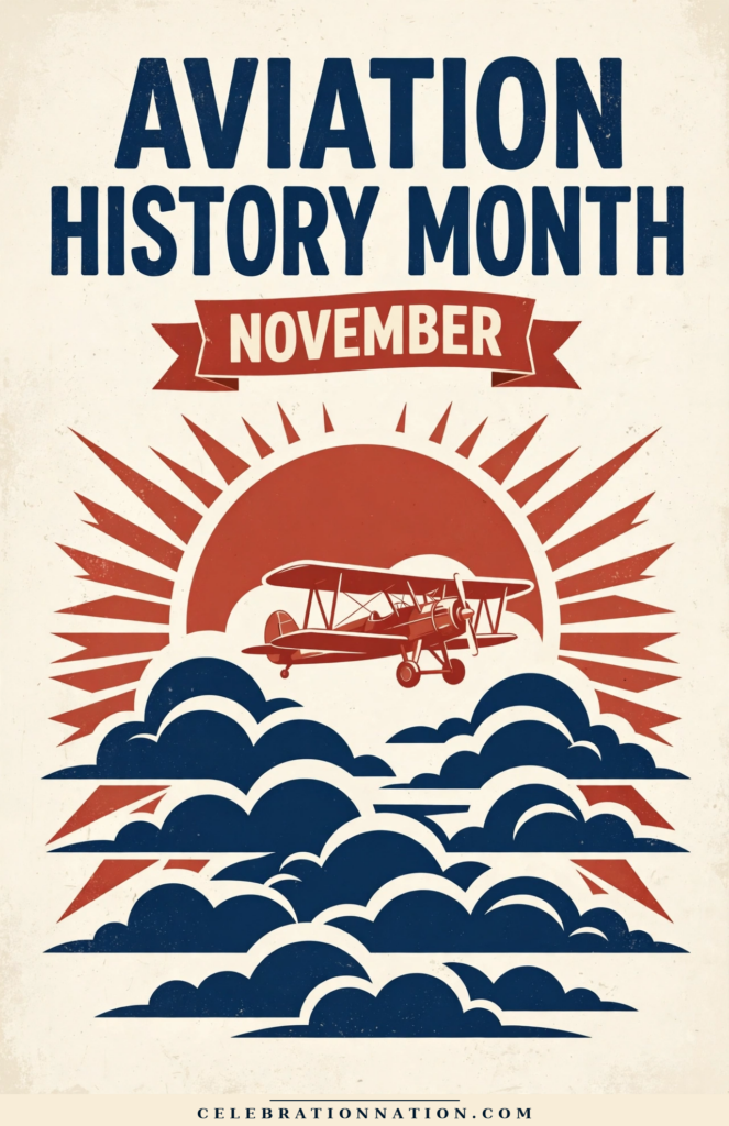 Aviation History Month poster
