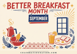 Better Breakfast Month illustration, September