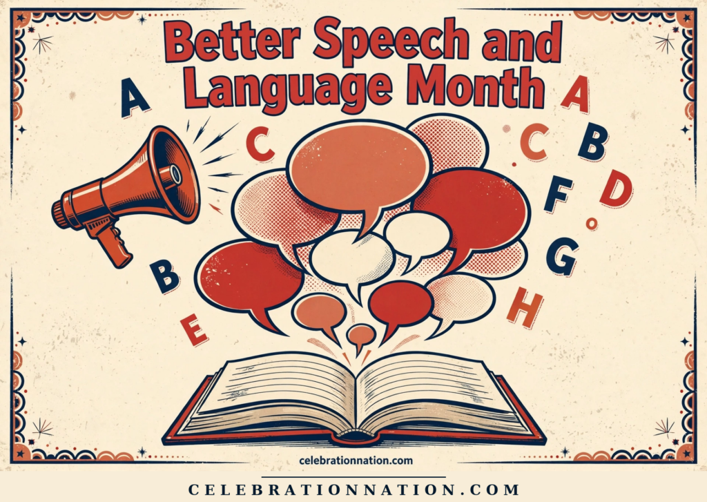 Better Speech and Language Month poster