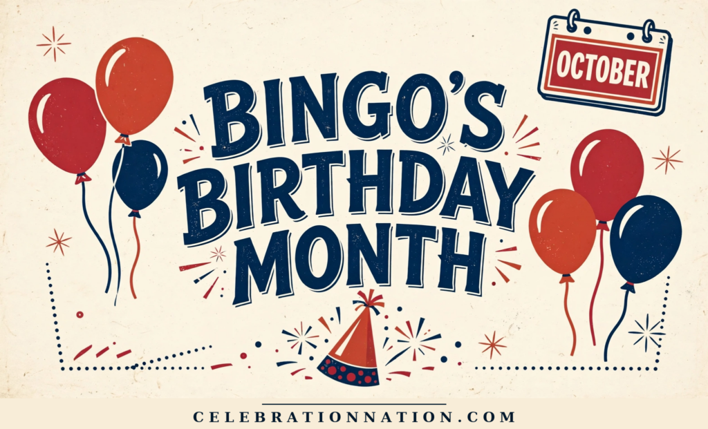 Bingo’s Birthday Month poster