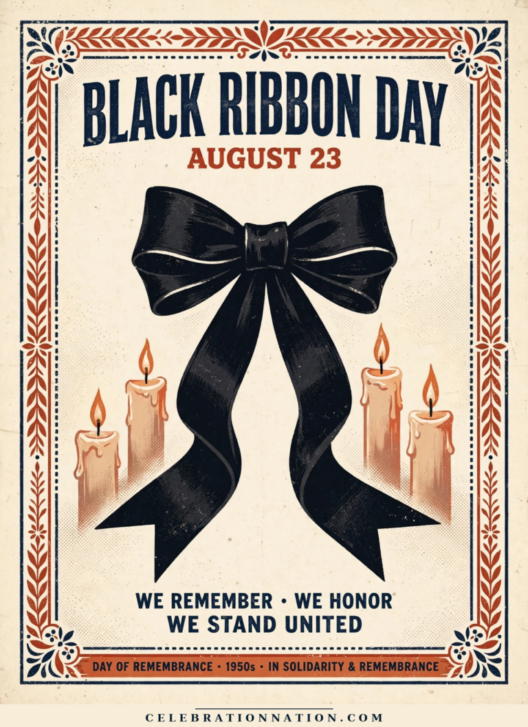 Black Ribbon Day poster