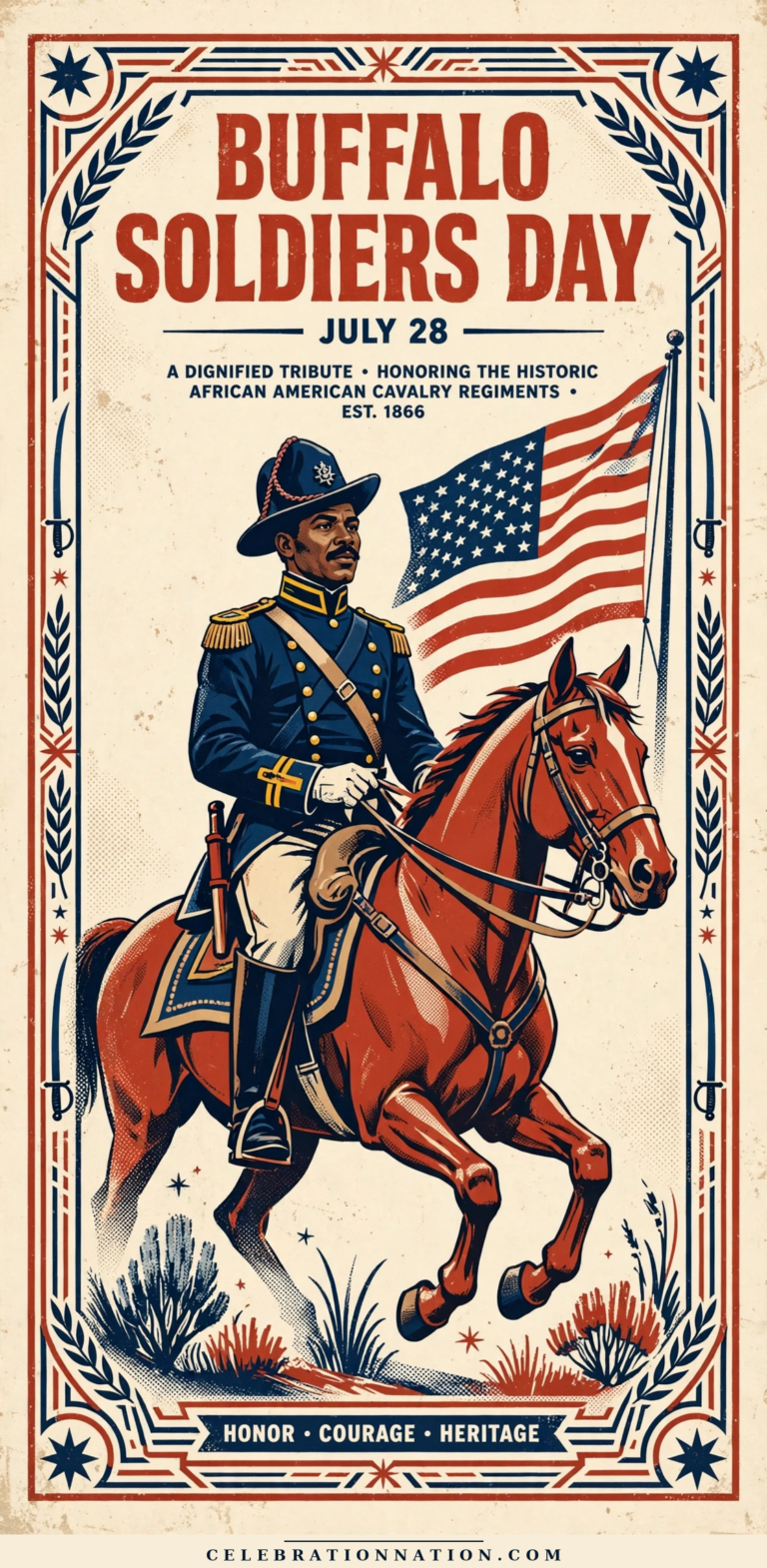 Buffalo Soldiers Day poster