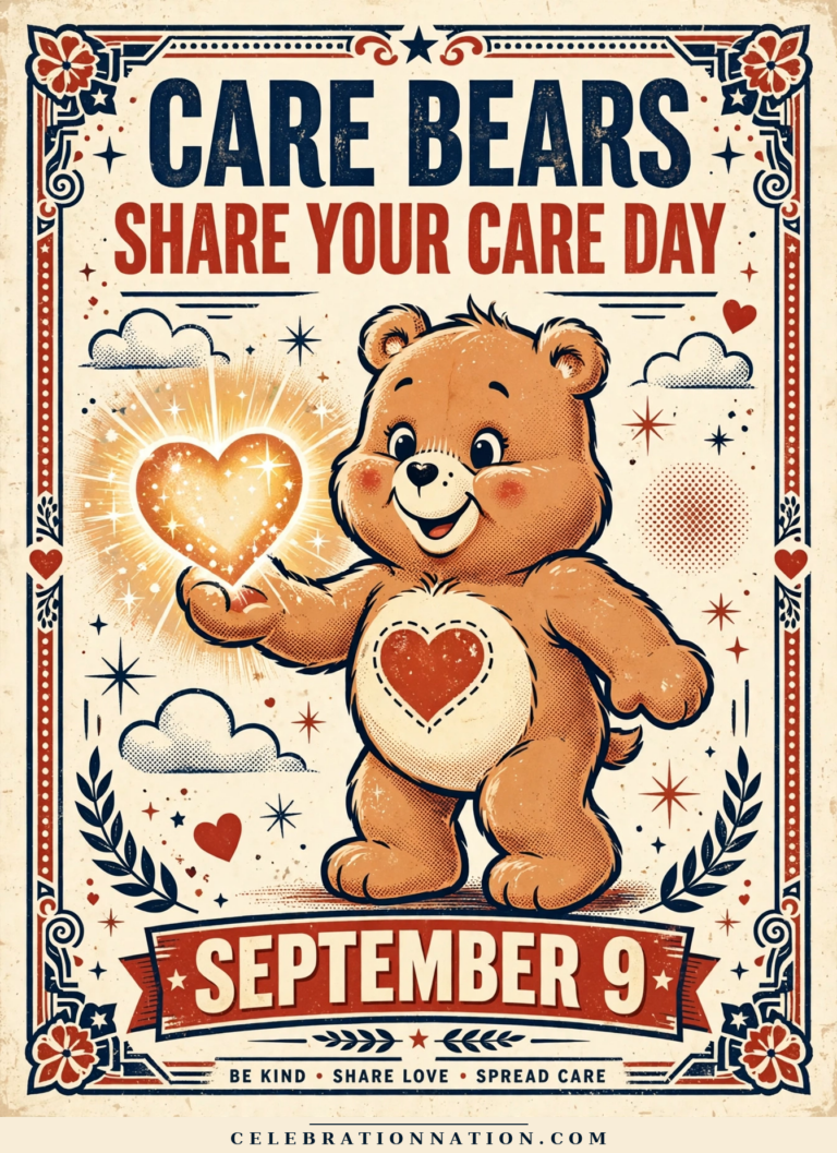 Care Bears Share Your Care Day poster