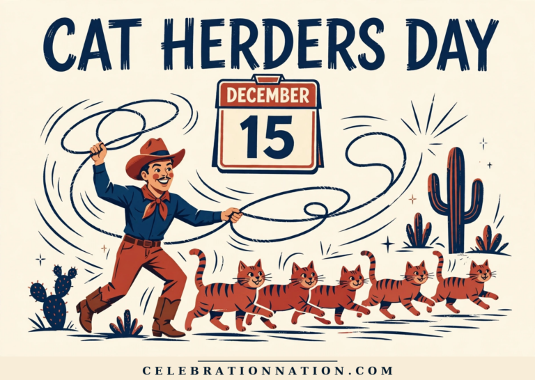 Cat Herders Day poster