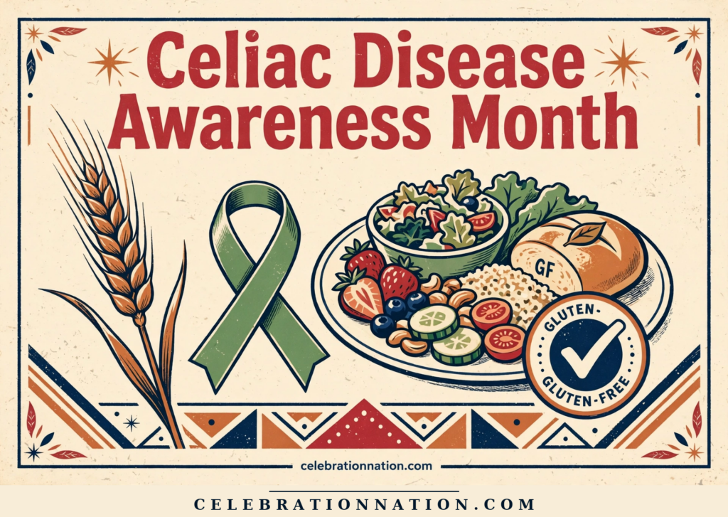 Celiac Disease Awareness Month poster