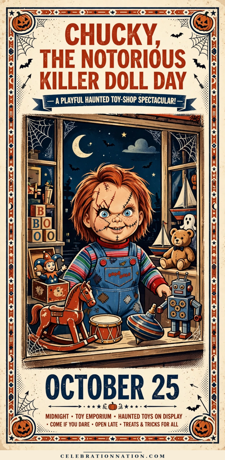 Chucky, The Notorious Killer Doll Day poster
