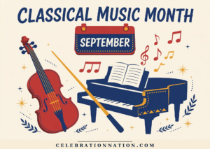 Classical Music Month illustration, September