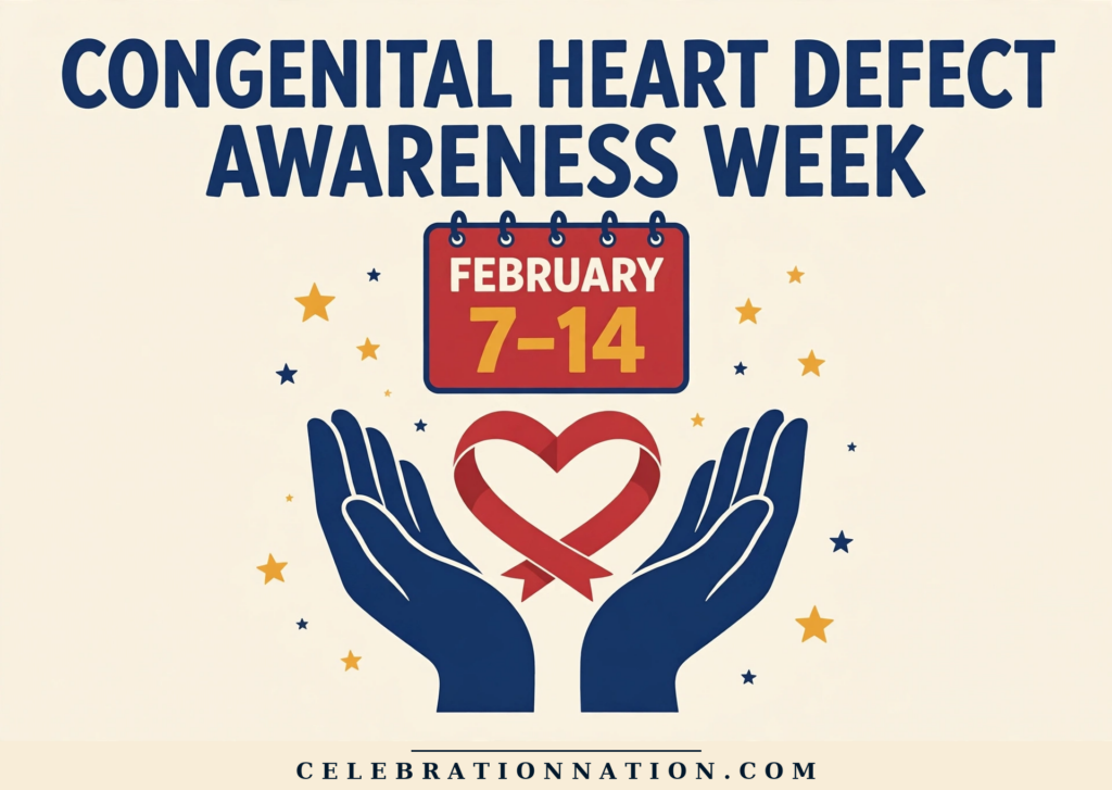 Congenital Heart Defect Awareness Week poster