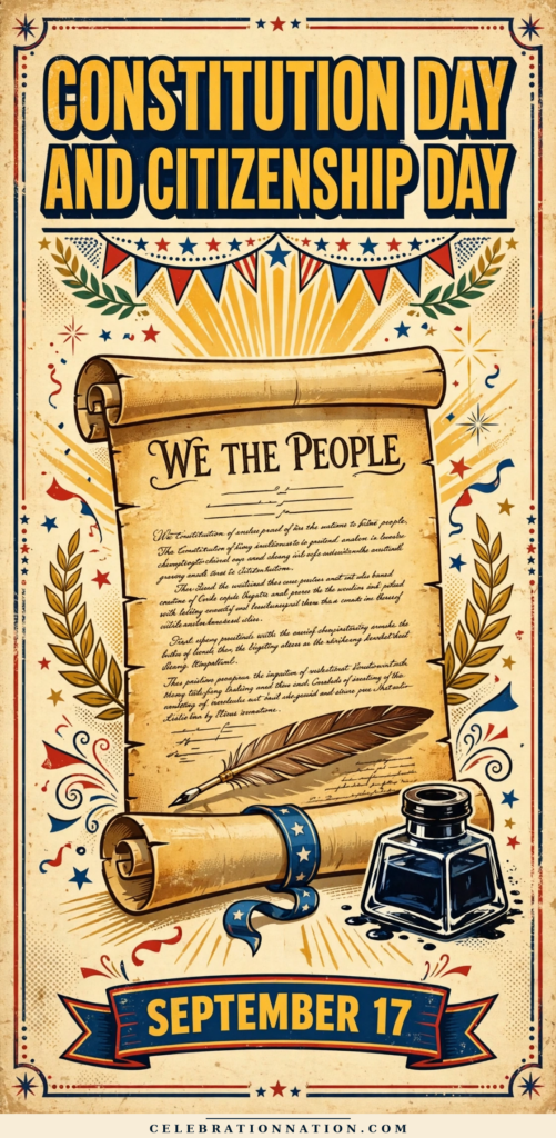 Constitution Day and Citizenship Day poster