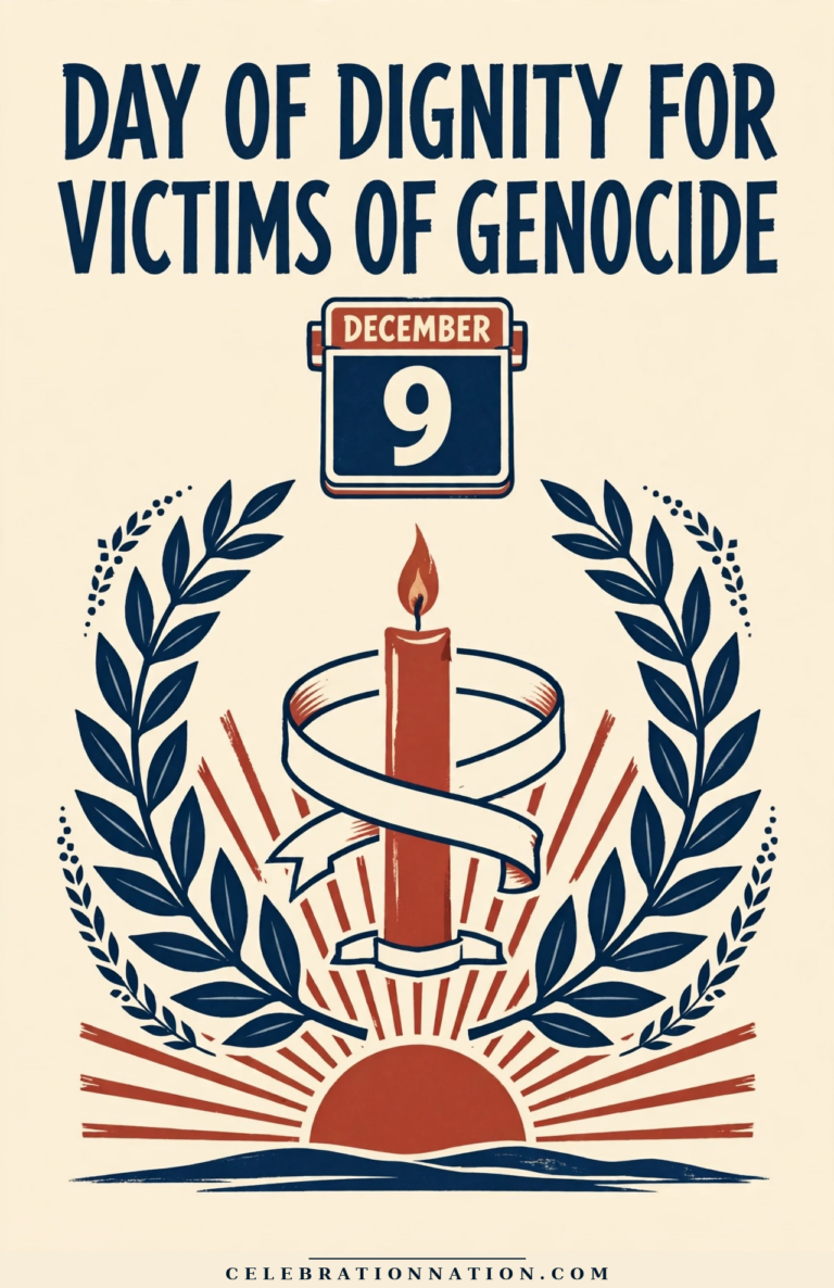 Day of Dignity for Victims of Genocide poster
