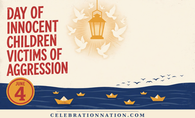 Day of Innocent Children Victims of Aggression poster