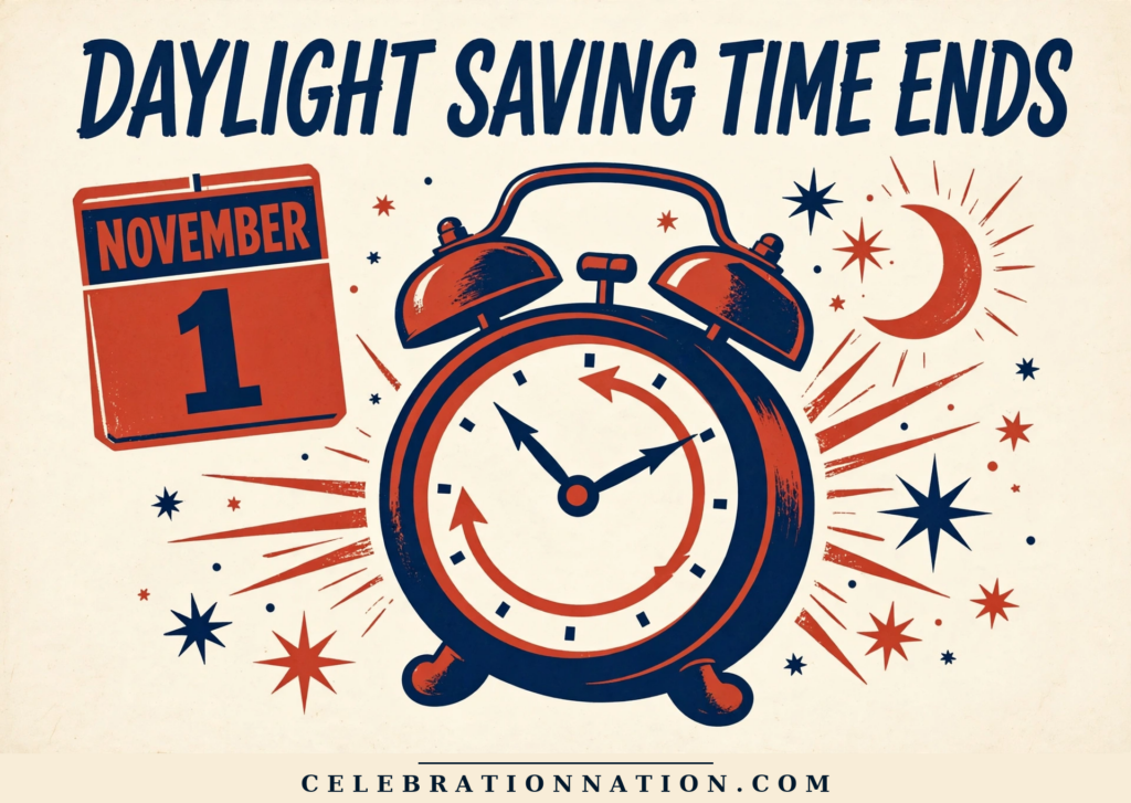 Daylight Saving Time Ends poster