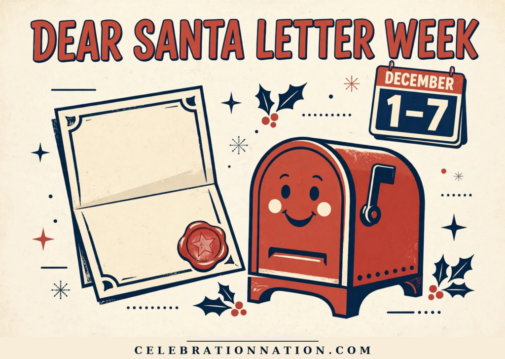 Dear Santa Letter Week poster