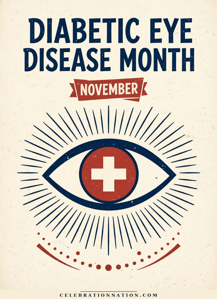 Diabetic Eye Disease Month poster