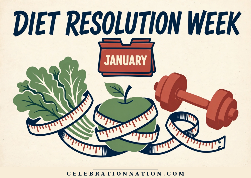 Diet Resolution Week poster