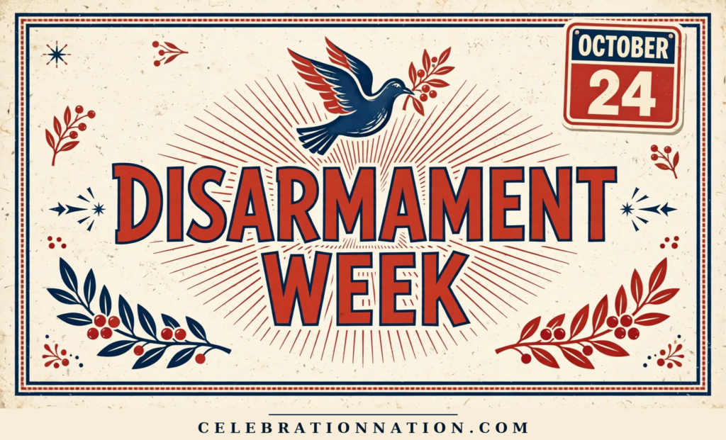 Disarmament Week poster