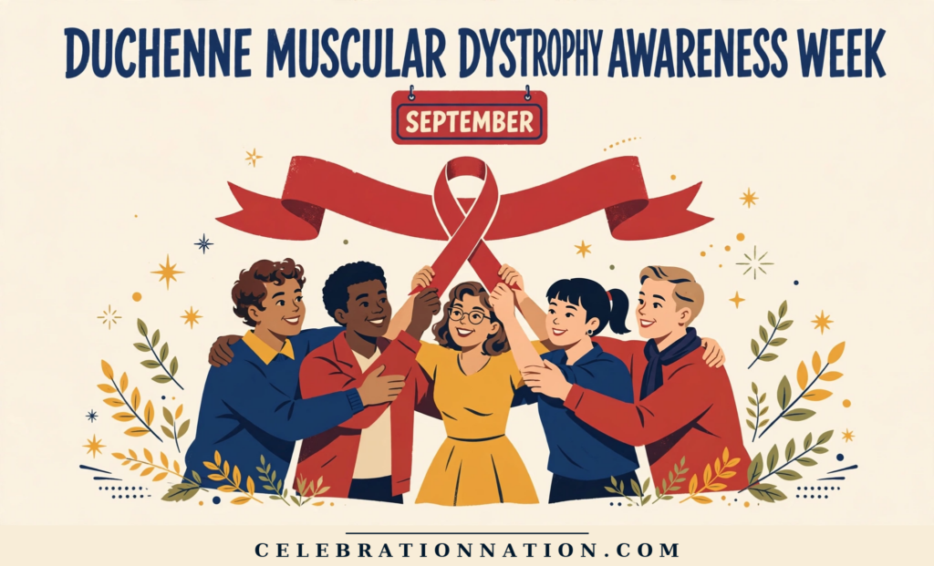 Duchenne Muscular Dystrophy Awareness Week poster