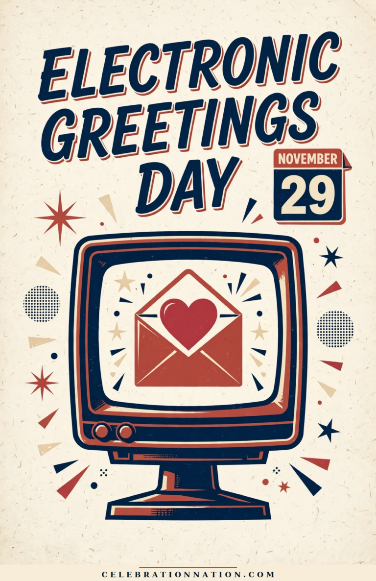 Electronic Greetings Day poster