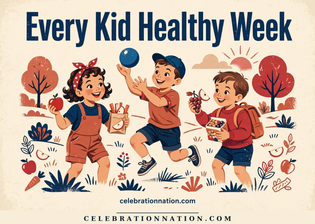Every Kid Healthy Week poster