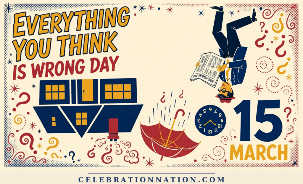 Everything You Think Is Wrong Day poster