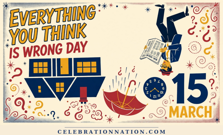 Everything You Think Is Wrong Day poster
