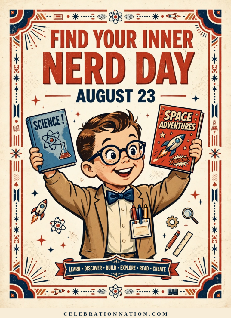 Find Your Inner Nerd Day poster